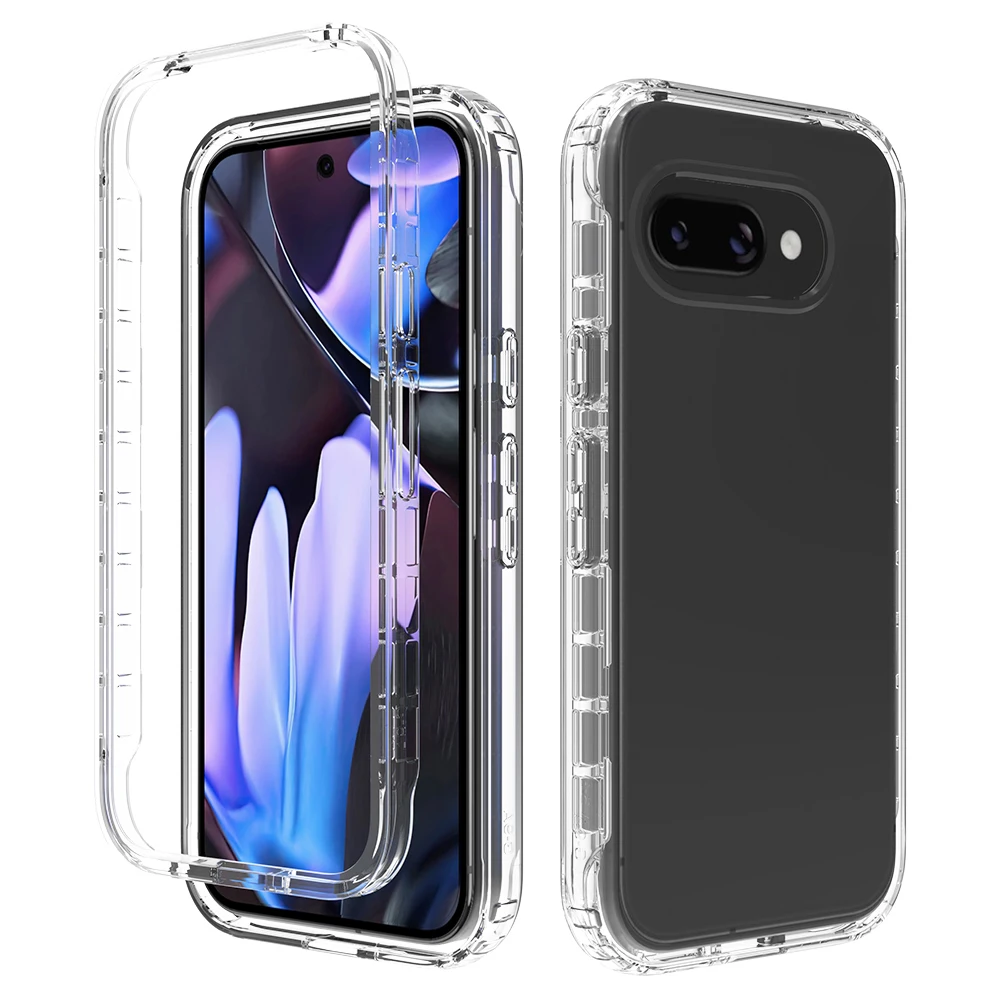 Durable Transparent Cell Phone Case - 2 in 1 Drop-Proof & Shock-Proof Protection