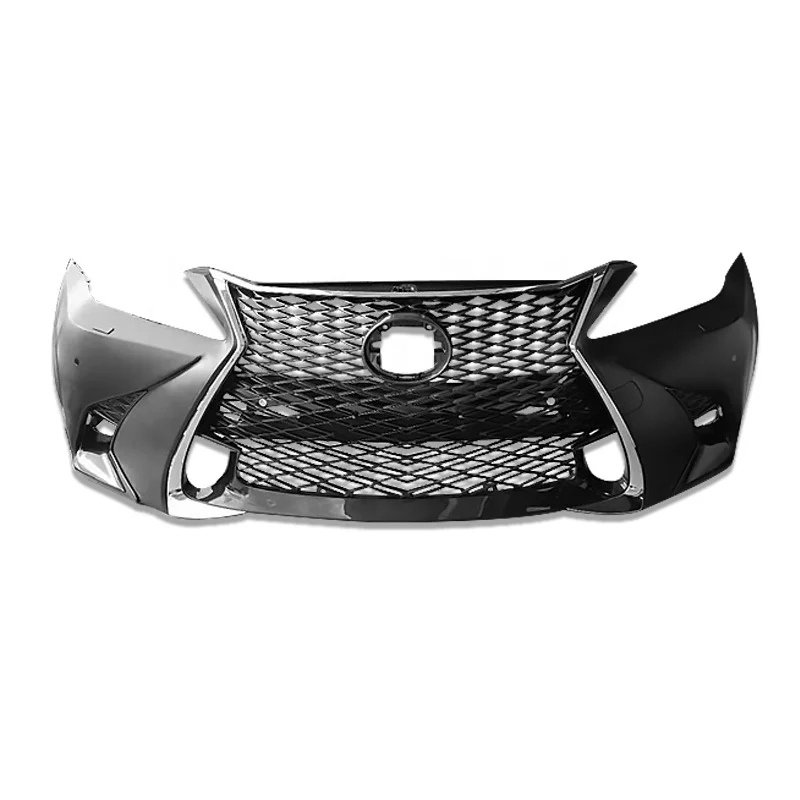 

GS Style Car Front Bumper Parts For Lexus IS250 IS300 IS350 2006-2012 PP Material Body Kit Front Grill Front Facelift