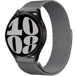 Premium Milanese Loop Metal Magnetic Bracelet, Adjustable Stainless Steel Watch Band, 20mm/22mm - 22MM watch band (Gun 20)
