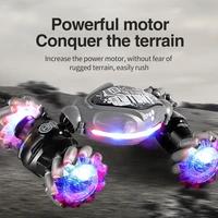 4WD RC Car Hand Control Stunt Gesture Sensor Rotation Drift Buggy 2.4G Watch Remote Control Off Road Electric Toys for Kids Boys 2