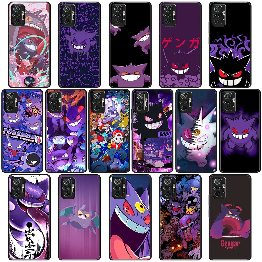 Kx-11 Custodia In Silicone Pokragon Gengar Per Iphone Xr 6 6S Se 13 15 Mini Pro Max Plus