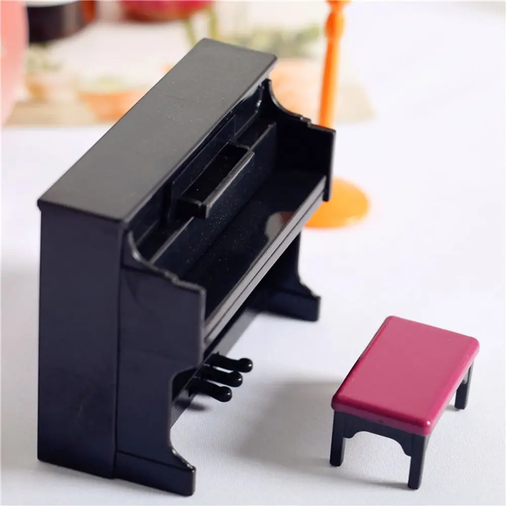 Drum Microphone 1/12 Scale Music Bar Miniature Violin Guitar Piano Model Doll Musical Instruments Saxophone Trumpet 3