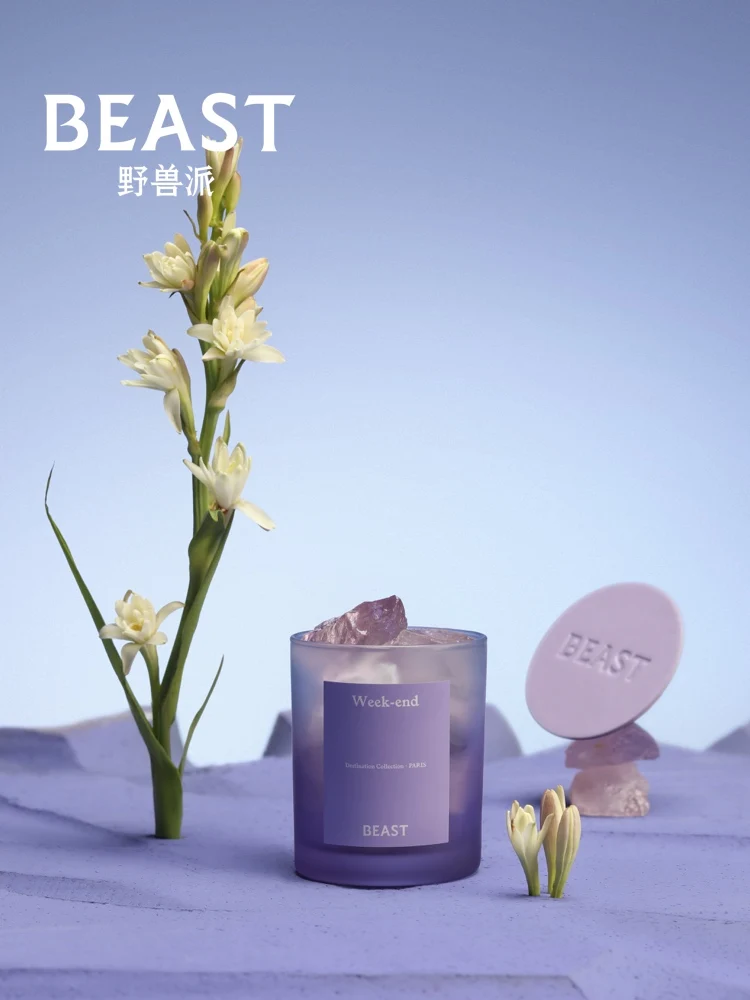 Weekend Fragrant Stone Aromatherapy Crystal Fragrance Candle Gift Box Birthday New Year | Дом и сад