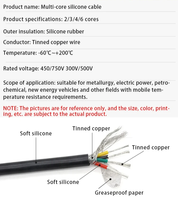 In Stock 3kV DC Silicone Cable High Voltage & UL3239 Certified