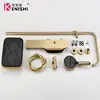 Shower System Intelligent Digital Bathroom Shower Faucet Set Temperature Display Rainlfall Bathroom Shower Set 5