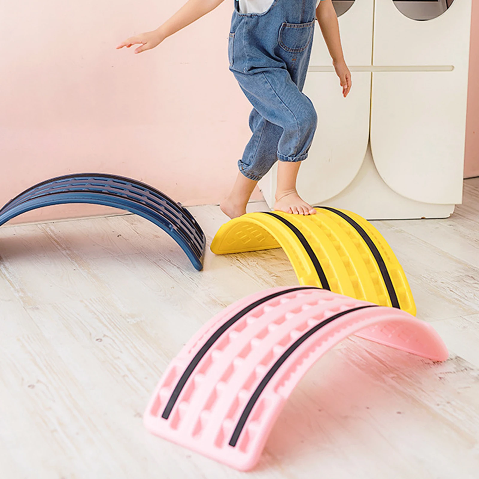 Balance Board Multifunctional Balance Board Training Board Twisting Stability Home Fitness Office Wobble Boards Dancers Exercises Exercising