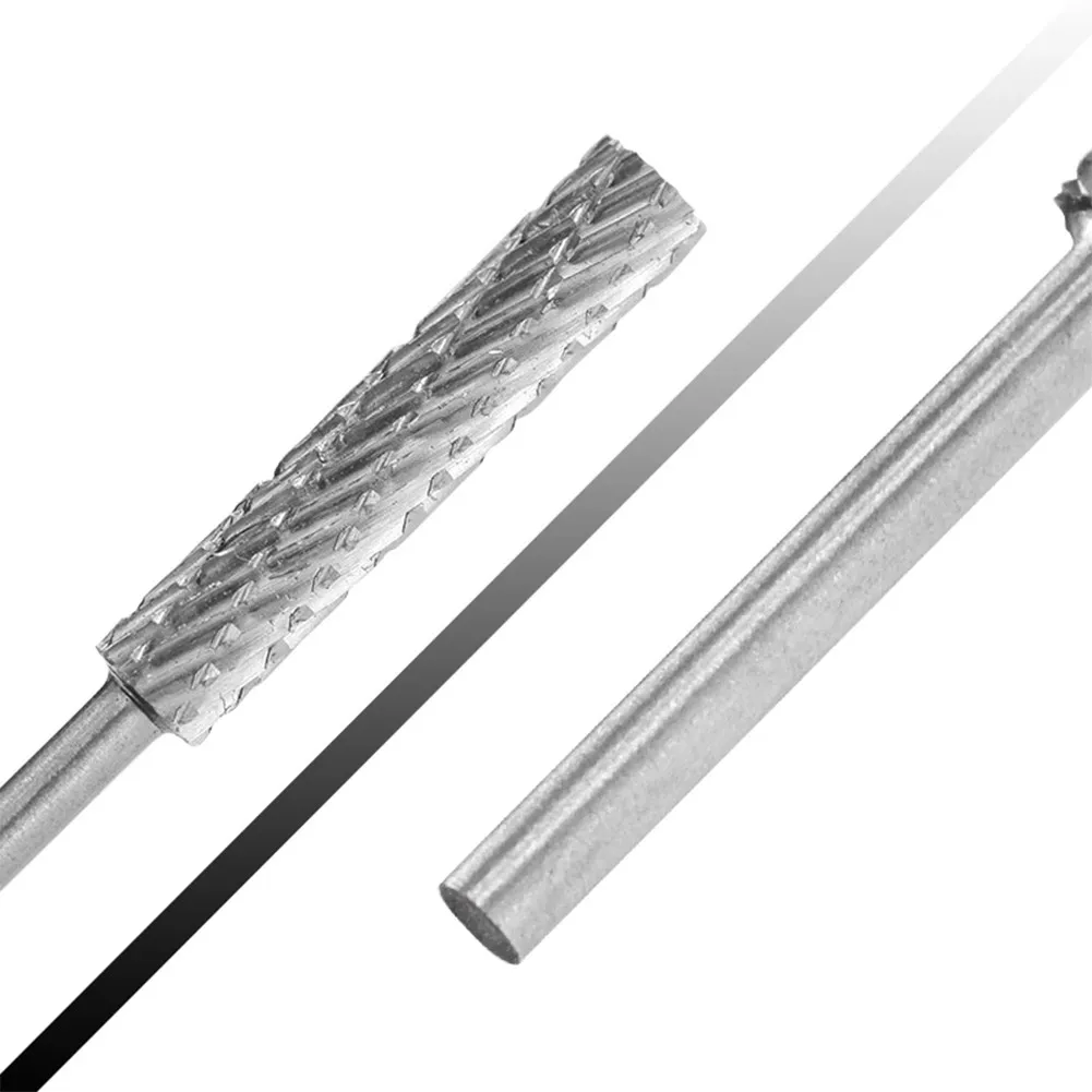 1PC 3mm Rotary Burrs Set High Speed Steel Rotary Burr-Tools For Plastic Wood-Carving Rotary Engraving Bits File Milling Cutter
