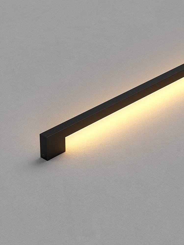 Nordic Minimalist Modern Designer 110V 220V LED Wall Lamp Living Room Hotel Aisle Corridor Bedroom Room Bedside Long Wall Light,led wall lamp