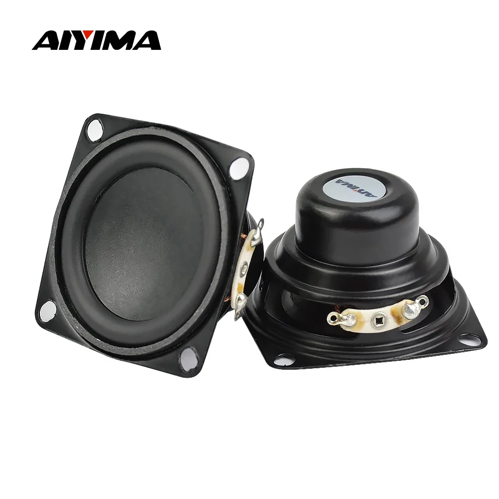 AIYIMA 2Pcs Inch Full Range Speaker Ohm 10W Bluetooth Speaker