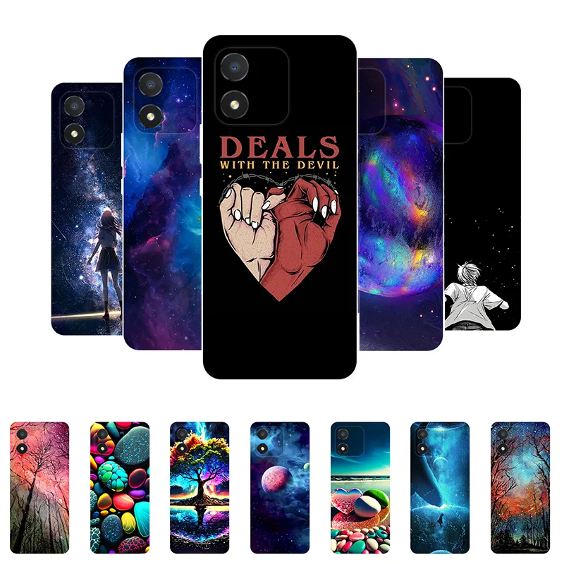 

Silicon Case for Honor X5 2023 Starry Sky Cobblestone TPU Soft Back Cover for Honor X5 Cases HonorX5 X 5 Protector VNA-LX2 Coque