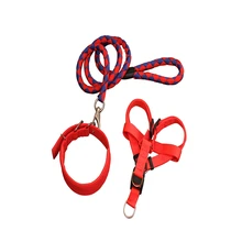 

LVTUBANLV 3 in 1 Durable Nylon Dog Leash with Padded Handle，Rope Removable Pet Traction Rope Collar, Lead for Medium Large Dogs