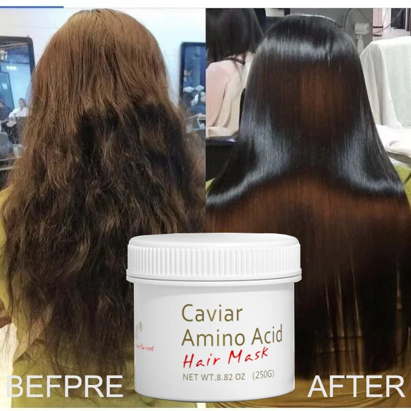 

Caviar Amino Acid Evaporation Free Film Softens Hair, Deeply Nourishes Hair, Improves Dry Split Rough, Ironing Repair Hair Film