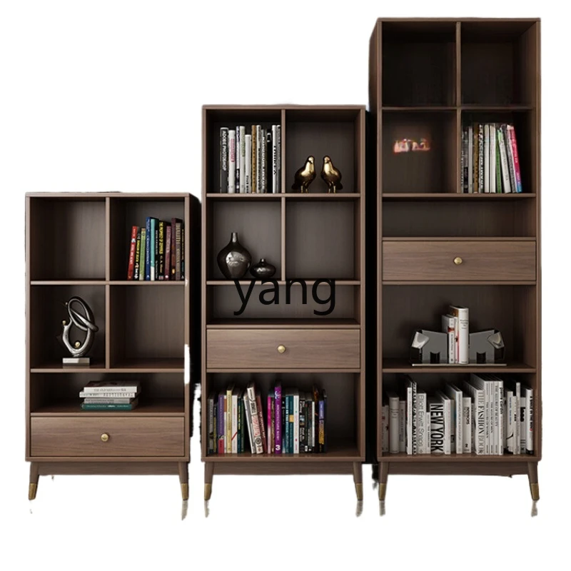 

CX Modern Children's Floor Full Wall Bookshelf and Storage Shelf Simple Living Room Pull-out Small Bookcase