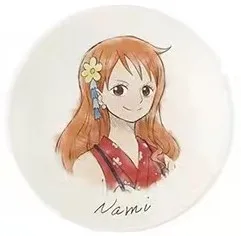 thumbnail image 1 of Bandai One Piece BROOK Nico·Robin Monkey D. Luffy Ace Nami Roronoa Zoro Yamato Ichiban KUJI Figura de anime Placa de cerámica L Recompensa, 1 of 5