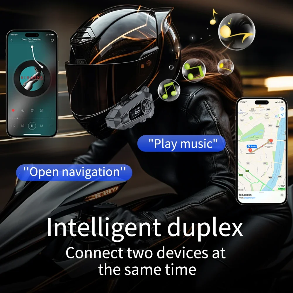     Handfree ȭ  BT 5.3   FM  ̴   LED ÷