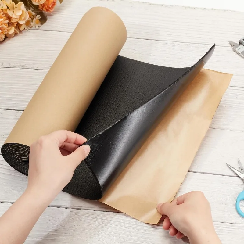 1 Roll 11.8x78.7 Inch Sponge Neoprene With Adhesive Foam Rubber Sheet For Gap Filling Protective Pad Cosplay Costume Crafts DIY
