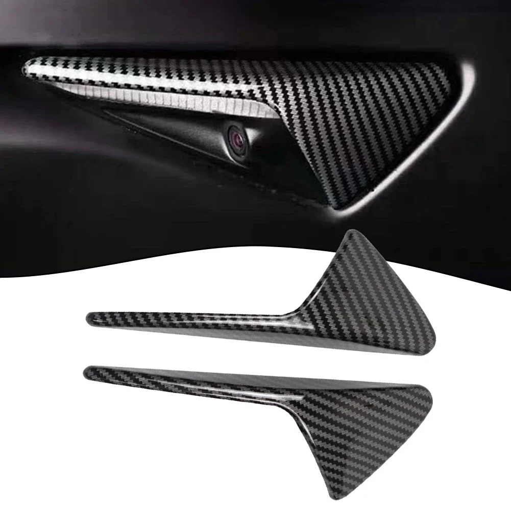 Effective Protection With Carbon Fiber Style Side Camera Protection Cover For Tesla Model Y Enhances Car's Aesthetic Appeal