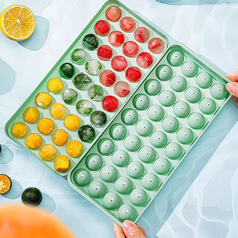 

Spherical Ice Mold DIY Summer Ice Hockey Artifact Household Small Ball Ice Lattice Grid Quick-frozen Ice Cube Mold 24/36 Grids