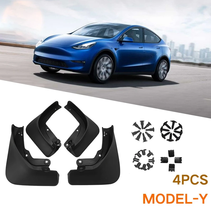 

Модель Брызговики автомобильные для Tesla, брызговики от грязи, брызговики, брызговики от грязи, модель 2021 года, передняя и задняя модели