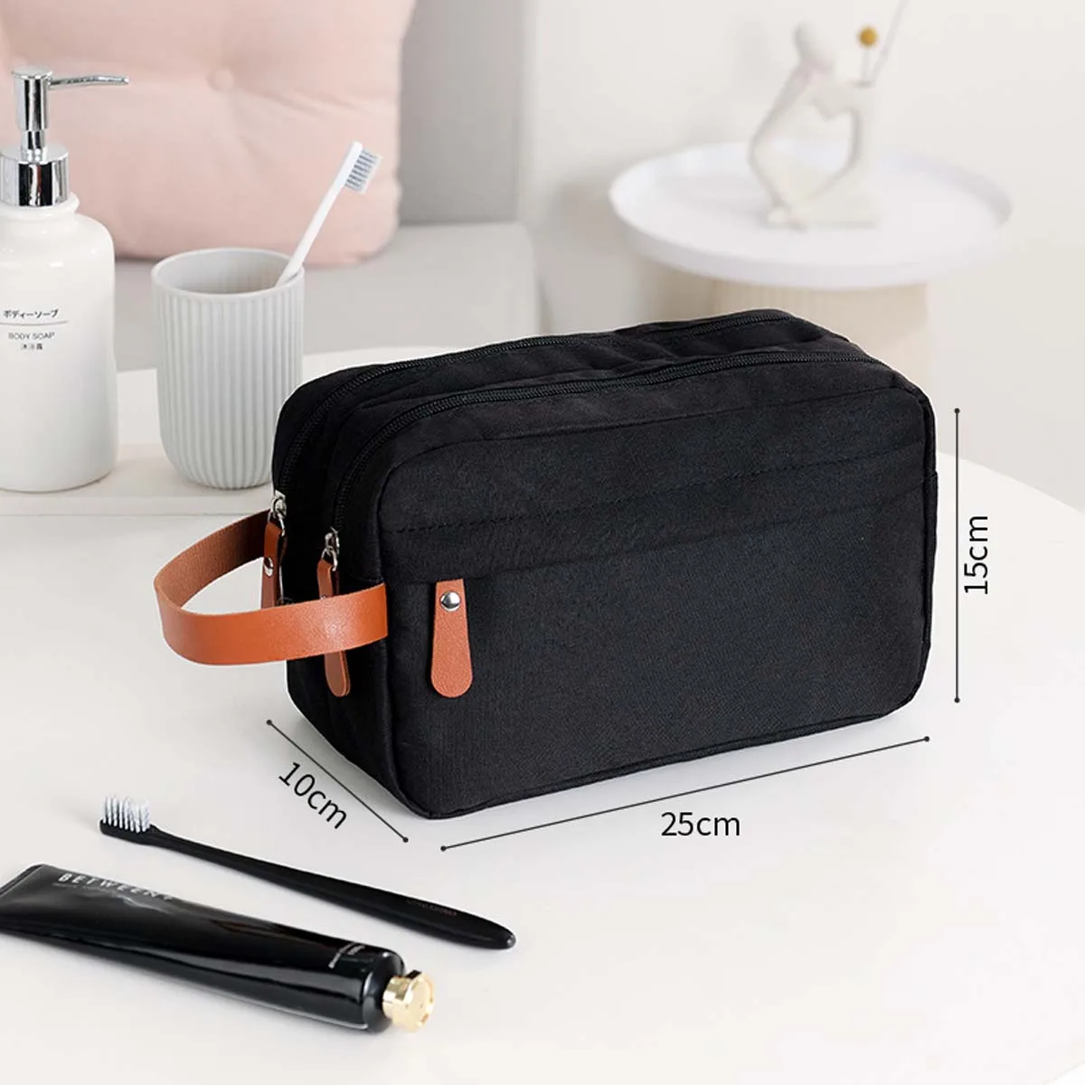 55€ | Bolsa De Aseo De Piel El Potro - Boston | Tipo De