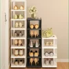 Shoe Rack Storage Organizer Household Living Room Vertical Shoes Rack Storage Cabinet Cabinets Removable Household Shoe Rack 3