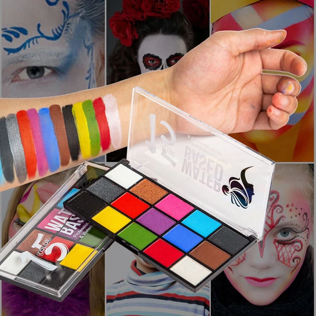 Face Paint Palette Professional Oily Face Body Painting Kit 26 Colors  Multipurpose Makeup Palette For Art Theater Halloween - AliExpress