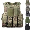 Multi-Pocket Army Tactical Vest Combat Body Vests Security Hunting Outdoor CS Airsoft Training Jacket Security Molle Laser Vest 1