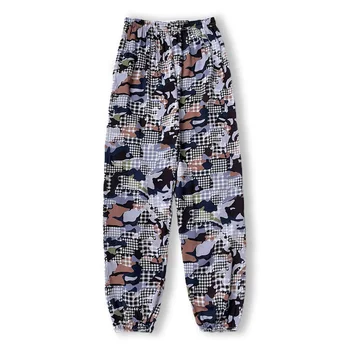 منتصف الخصر السراويل التمويه عارضة ، طباعة الكتابة على الجدران للسيدات ، الرياضة في الهواء الطلق ، الحماية من الشمس ، فانوس