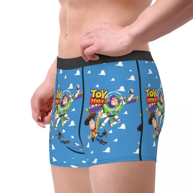 Toy Story 8Bit Woody And Buzz Underwear 3
