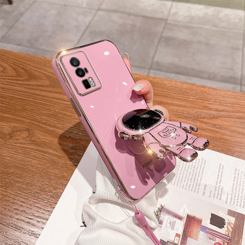 Astronaut Glitter Phone Case For Poco X5 X4 F4 X3 M4 F5 Xiaomi Mi 12T Pro 13 Lite 13T Light Plating Cover_voghion.com