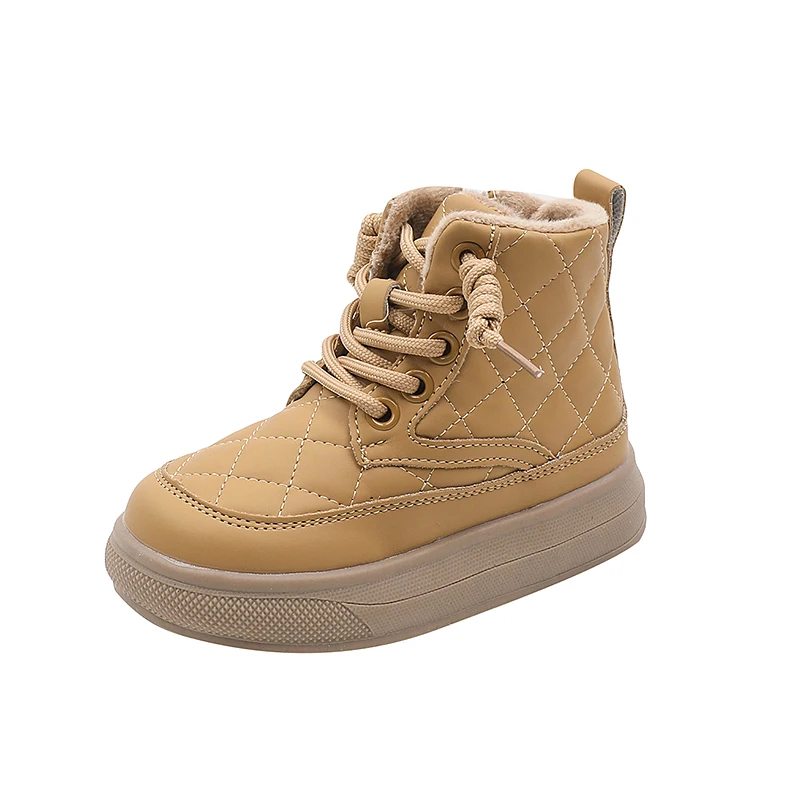 Unisex Kids Thermal Cotton Ankle Boots for Boys and Girls