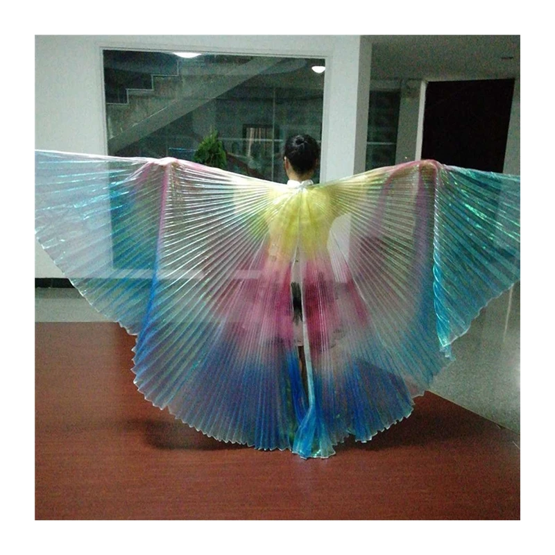 2024 Women Performance Belly Dance Opening Wings BellyDance Wear Accessory Wings Wings Belly Wing With Stick