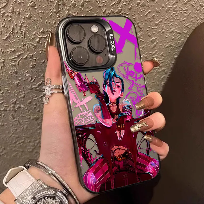 Graffiti Arcane Jinx Phone Case – Vibrant Matte Back Cover