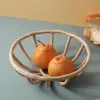 Brief Nordic Resin Hollow Fruit Tray Home Living Room Desktop Plate Snack Bowl Crafts For Shop House Cafe Festival Decoration 1