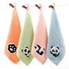 1Pcs 25x25cm Cartoon Panda Jacquard Cotton Baby Children Face Towel Hand Washcloth Water Absorbent Soft 1