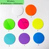 8/10Packs Transparent Sticky Notes Colored Book Tabs Sticky Notes Writable Index Tabs Memo Stick Firmly for Reading Annotate 5