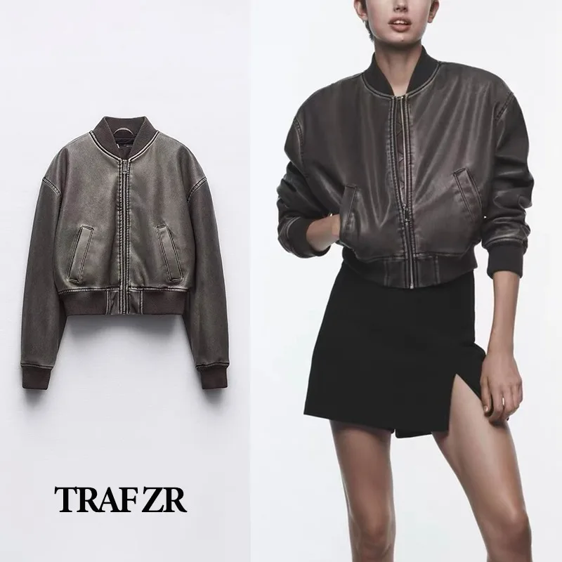 

TRAF ZR Winter Jackets for Women 2023 New in Outerwears Elegant Warm Clothes Leather & Fur Y2k Women's Luxury Padded Jacket Coat
