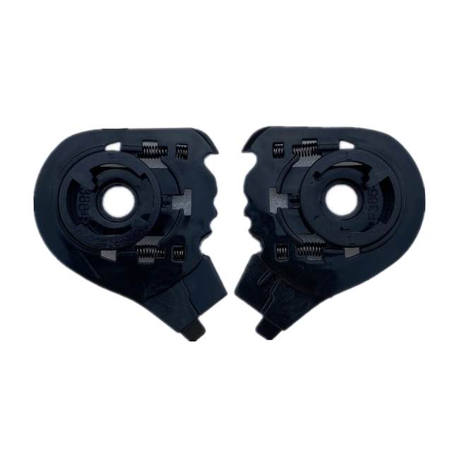 2 Pieces Motorcycle Helmet Lens Base Helmets Visor Mounts Fits for Ff325