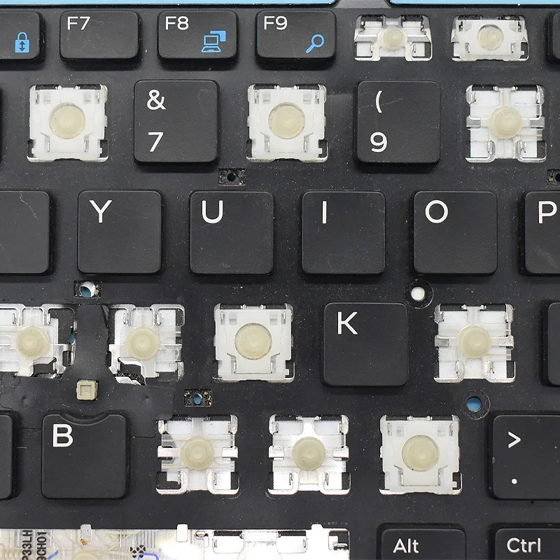 Substituição Keycap para Dell Latitude, Backlight Key Cap, dobradiça para Dell Latitude E5450 E5470 E7450 E7470 0D19TR PK1313D4B05 PK1313D4B00 SN7230BL