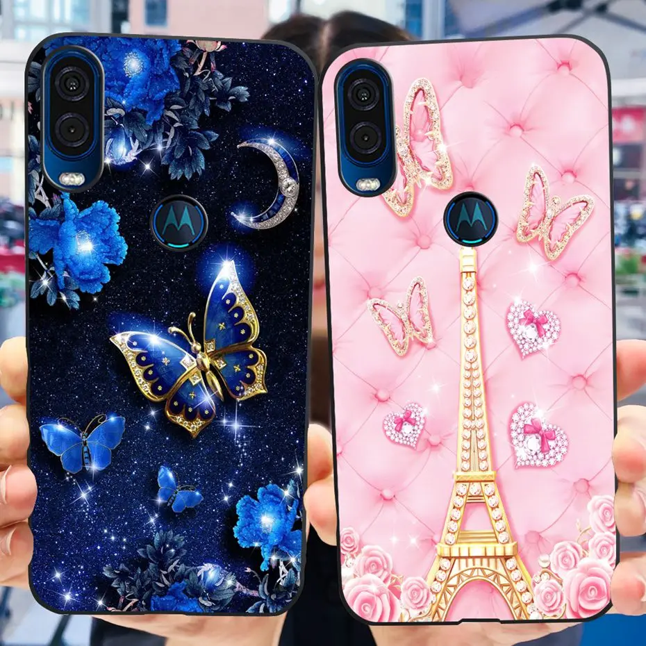 Cute Flower Cat Painted Soft Silicone Phone Case Cover