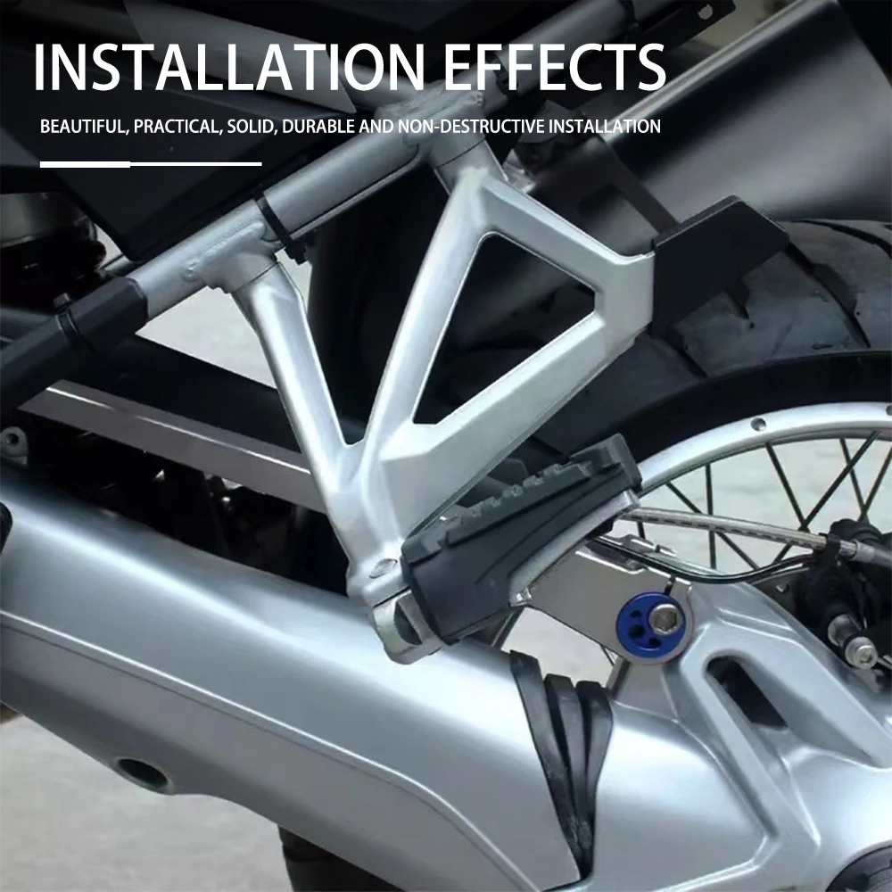 Rear Passenger Footrest For BMW R1200GS R1250GS Adventure GS R1200 R1250 2014-S1000XR Aluminum Footpeg Bracket Foot peg motorcycle accessories,motorcycle footrests