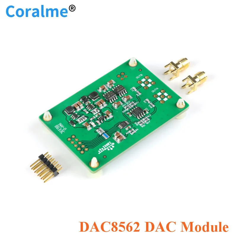 DAC Module DAC8562 Amplifier Board DC 2.7-5.5V Positive and Negative 10V Signal Amplitude 16Bit Single/Bipolar Output | Электронные