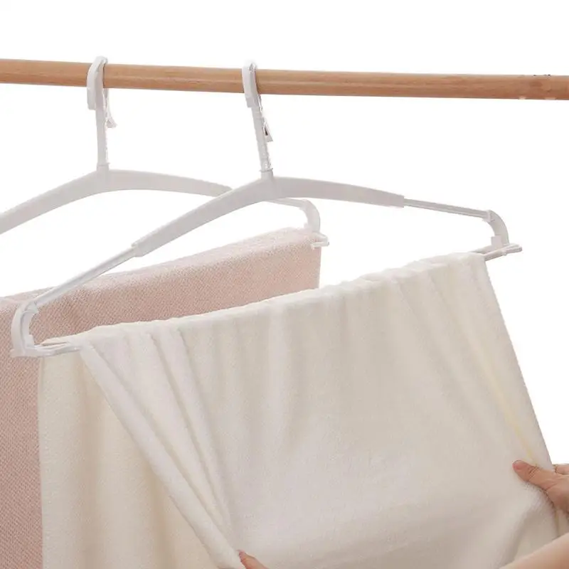 

Вешалки для одежды Нескользящие 2 шт. домашние вешалки для одежды поворотный крючок на 360 градусов прочные ветрозащитные компактные вешалки с зубцами