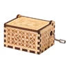 Wooden Hand-cranked Musical Box Best Gift Carving Music Box To My Wife Theme Mini Musical Box Home Decoration for Thanksgiving 4