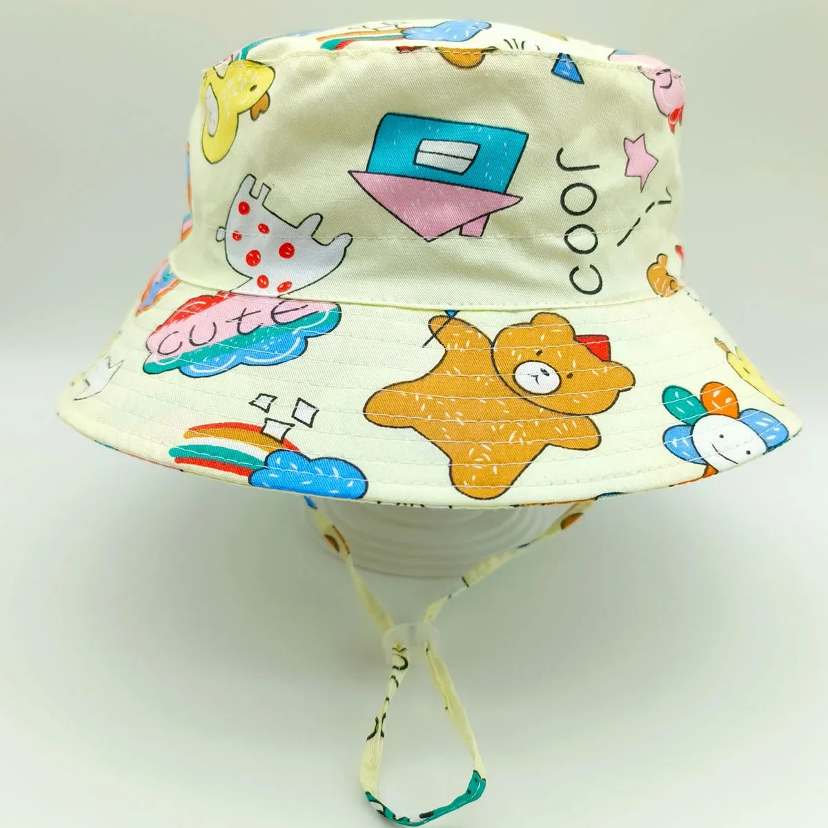 Children Bucket Hats Panama Summer Baby Girls Boys Fisherman Cap Cartoon Cotton Toddler Hats Beach Sun Cap sun hats,fisherman hat,denim bucket hats,sunscreen hats,bucket hats,sun hat