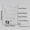 UK 3 Separated Tiers For Easy-Taking And Storage 13L Capacity Transparent Pot Lid With Detachable Fast Easy Steamer Home Usage 3