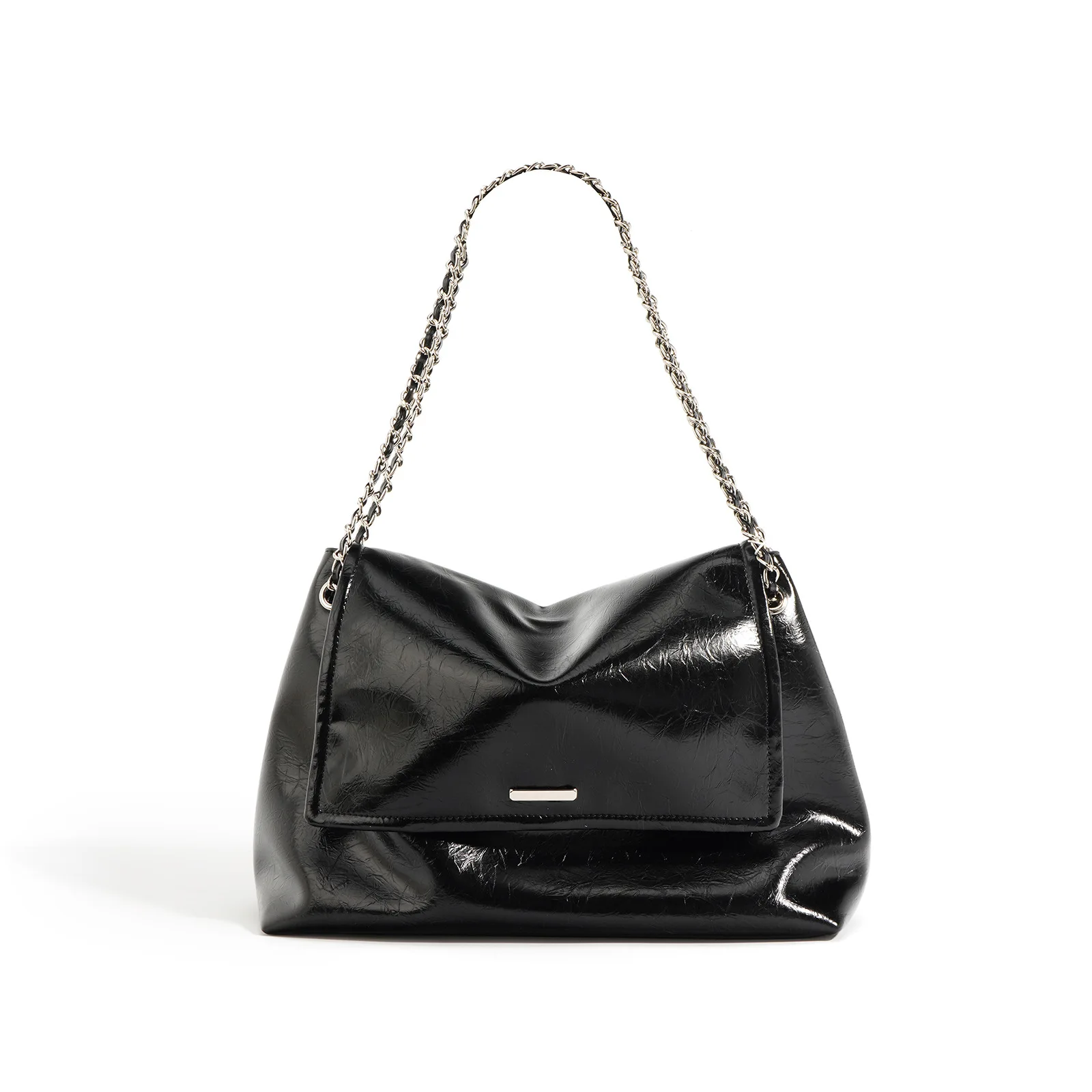 2023 Stylish Shoulder Bags for Women with Chain Large Capacity Tote Bags Genuine Leather Ladies Handbags for Commuting