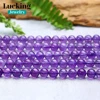 A+ Genuine Light Amethyst Purple Crystal Beads 4-12mm Loose Quartz Beads For Jewelry Making DIY Bracelets Necklace 2