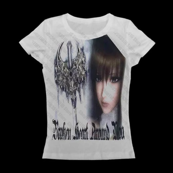 Woman T-shirts Baby Tees Y2k Clothes Women Crop Top Women 90s Clothes Vintage Female Clothing Trashy Y2k 2000s Tops Gothic Kpop 1
