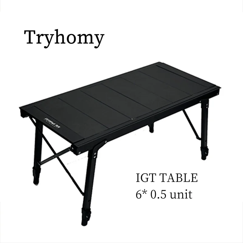 Tryhomy IGT 3 ユニットアルミ合金テーブルキャンプリフティング